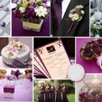 Décoration de mariage violette